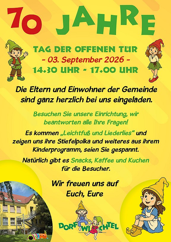 Flyer Tag der offenen Tür Kita